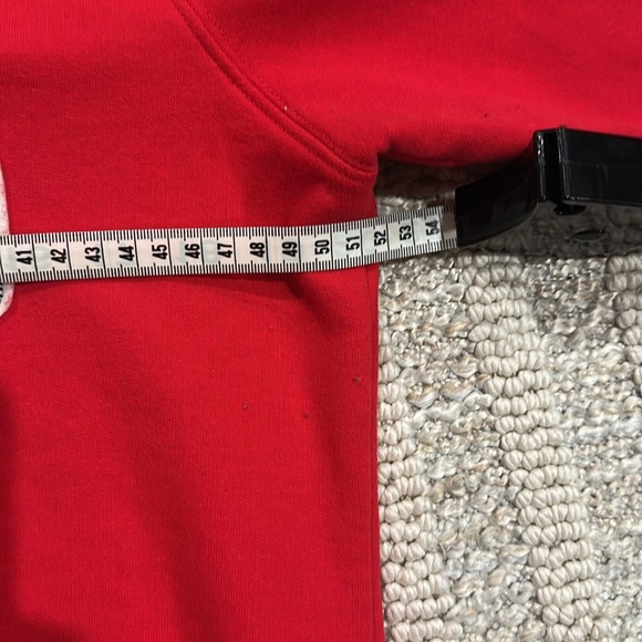 GAP Red Hoodie with Plaid Logo - Picture 5 of 7